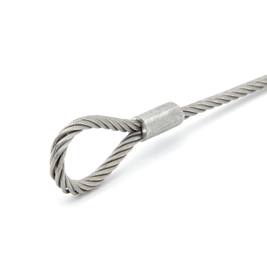 1000 M/reel 1x19 Stainless Steel Wire Rope Corrosion Resistant Temperature Resistant Up To 400°C