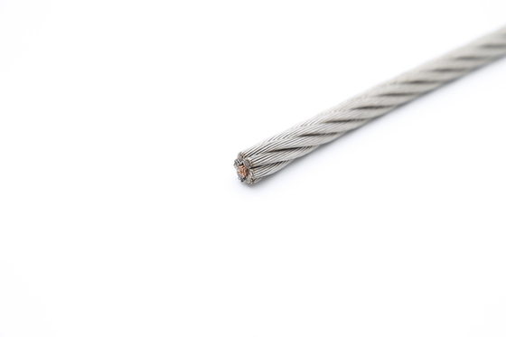 Round Strand 1 X 19 Stainless Steel Wire Rope in Sub Vertical Lifting Wire Rope