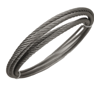 20mm - 32mm Ss 316 Wire Rope 7*37 Stainless Steel  Invisible Grille Material
