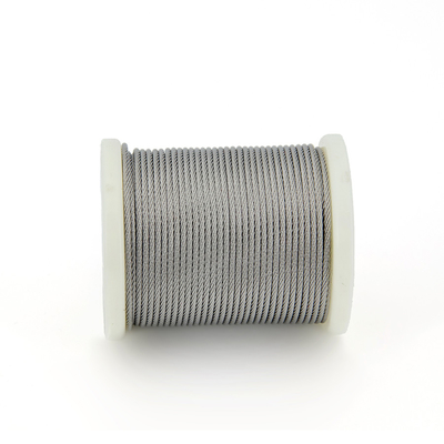 7*7(6*7+IWS) 1.0mm 3 16 Stainless Wire Rope Silver For Dragline