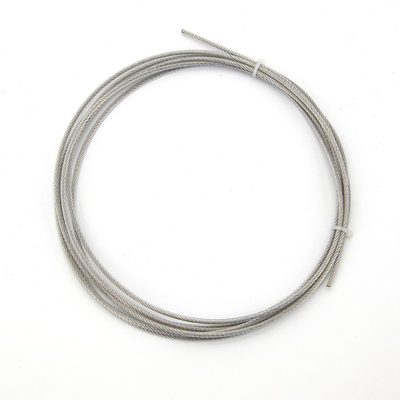 5mm - 10mm Ss 316 304 Stainless Steel Wire Rope 1x37 Invisible Grille Material