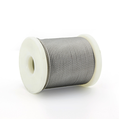 Higher Tensile Strenth 4mm - 10mm 7x19 Stainless Steel Wire Rope Can Withstand Large Loads