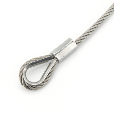 304/316 Ss Wire Rope With Swaged Fittings For Easy Installation
