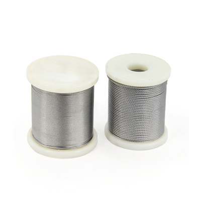 304 316 Stainless Steel Invisible Grill Wire Rope with Eyelets and Hooks for Easy Attachment
