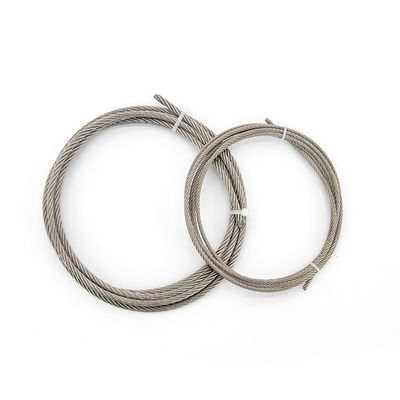 High Corrosion Resistance 6mm Diameter PVC Coated 7x19 Stainless Steel Wire Rope for Marine and Industrial Use