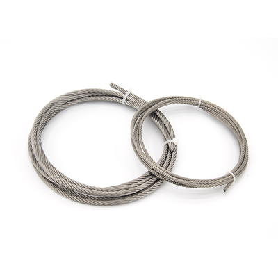 GB AISI Ss Wire Rope 8*26WS+IWR Strong And Durable Structure