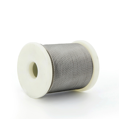 304 316 7x7 Stainless Steel Wire Rope for Moderate Flexibility and Strength