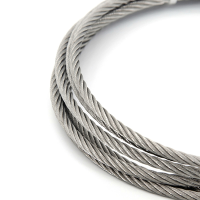 Abrasion Resistant 7x19 Stainless Steel Wire Rope For Harsh Working Conditions ss wire rope