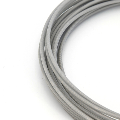 Corrosion Resistance Plastic Coated Stainless Steel Wire Rope 7x19 5-6mm  Ss 316 Wire Rope