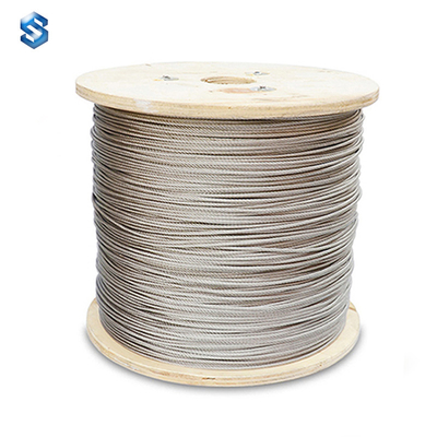 GB AiSi 18mm-32mm 316 7x19 Wire Rope Heavy Duty Abrasion Resistant 300 Series