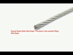 Węzeł stalowy o okrągłym pręcie 1*19 Używany w podpiętrowych liniach drutowych do podnoszenia